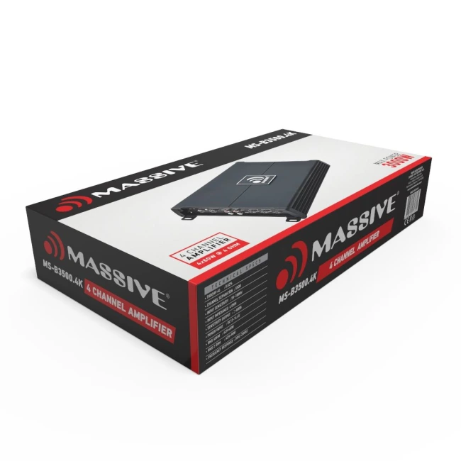 MASSIVE 4 KANAL 3000 WAT ANFİ MS-B3500.4K