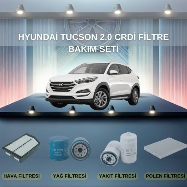 Hyundai Tucson 2.0 Crdi Filtre Bakım Seti
