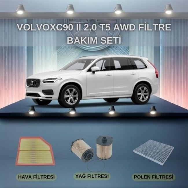 Volvo Xc90 Ii 2.0 T5 Awd Filtre Bakım Seti