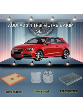 Audi a3 1.4 tfsi filtre bakım seti