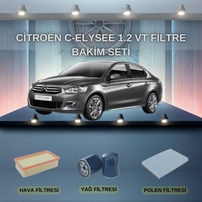 Citroën C-elysee 1.2 Vt Fi̇ltre Bakim Seti̇