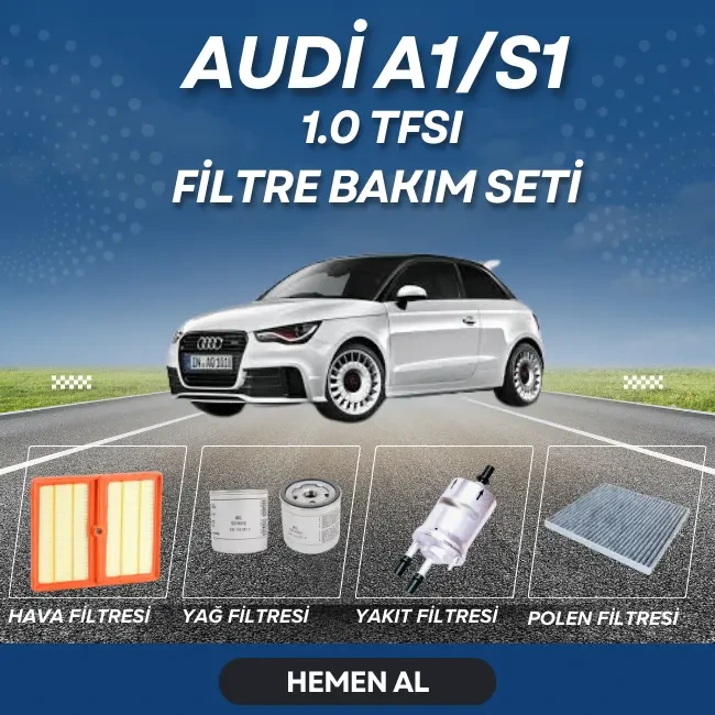 Audi a1 (8x1, 8xk) | a1 / s1 1.0 tfsi filtre seti