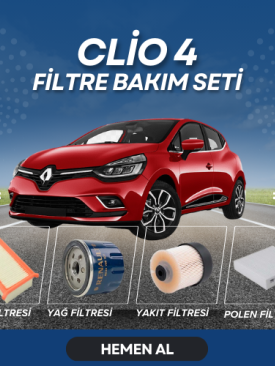 Renault clio 4 1.5 dci filtre bakım seti